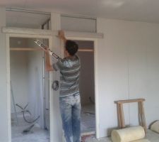 Placo chambres étage