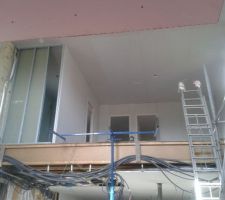Placo chambres étage
