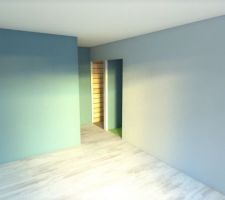Simulation 3D de la chambre parentale (Modélisation Sketchup - Rendu Kerkythea)
