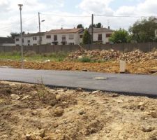 La voirie est terminée