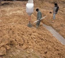 Des petits tas de béton