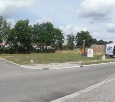 Prise de vue du terrain ( Sud/Ouest )