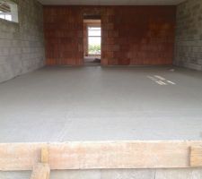 Dalle du garage