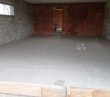 Dalle du garage