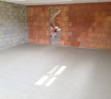 Dalle du garage