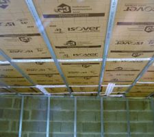 Isolation plafond rdc.