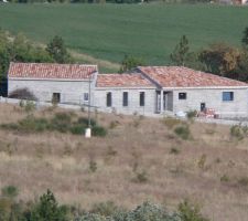 Vue de la maison depuis l'ouest