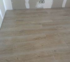 Carrelage imitation parquet chambre