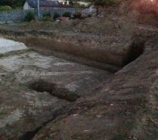 Futur garage en demi sous-sol