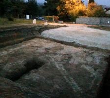 Futur garage en demi sous-sol