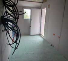 Cellier avec isolation sol