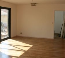 Parquet salon huilé