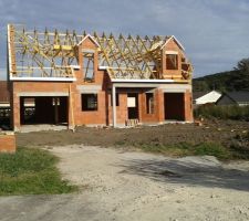 Vue de la facade le 18 septembre