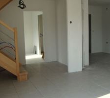 Pose du carrelage