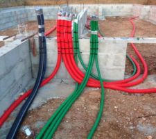 Fourreaux EDF, électricité, téléphone