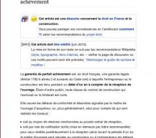 Un peu de lecture :

Garantie de parfait achèvement :

Point important à noter :
"Les défauts apparents qui n?ont pas été signalés lors de la réception des travaux ne sont pas garantis.", merci à l'AAMOI d'avoir fait une remarque sur ce point dans un post !