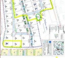 Voici le lotissement. Nous nous situons dans la premi&egrave;re tranche, lot 11