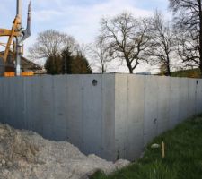 Murs du sous sol en banché