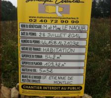 Panneaux de chantier