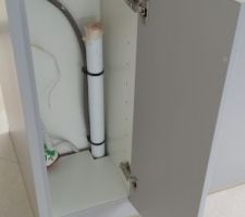 Meuble combin&eacute; cuisine aspiration centralis&eacute;e en attente