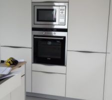 Aper&ccedil;u du bloc micro-onde et four Siemens