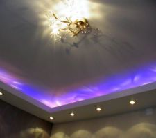 Vue partiel du plafond terminé