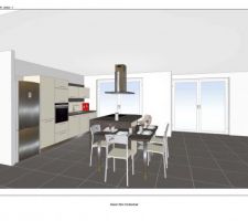 Autre proposition de cuisine vue nord