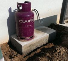 Une petite dalle pour le gaz
