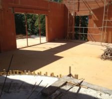 Partie jour, escalier en arrondi