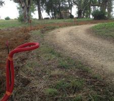 éclairage du chemin