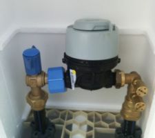 Pose des compteurs d'eau et d'&eacute;lectricit&eacute;
