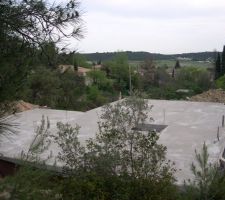 Dalle coulée coté nord