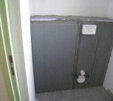 Caisson des Wc du RDC