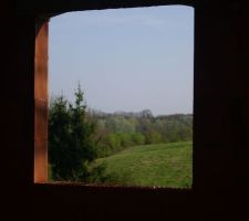 Vue de la future chambre.