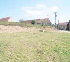 Première matinée de terrassement.