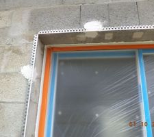 Les Protections d'angle avant l'enduit