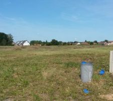 Voici notre terrain d'une superficie de 531m2