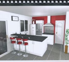 Projet de cuisine finalisé et cuisine commandée