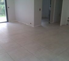 Carrelage 60x60 du salon