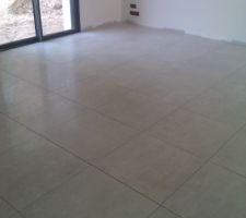 Carrelage 60x60 du salon