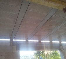 Vue de la dalle de l'&eacute;tage, depuis le RDC