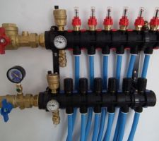 Le circuit de chauffage sous pression en test