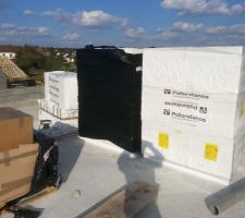 Une partie de l'isolant pour l'EPDM