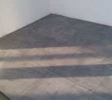 Carrelage geotiles cemento gris semipoli 60x60.