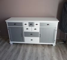 Chambre loisir Buffet customisé par Madame!