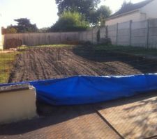 Accès chantier 5m sur 9m