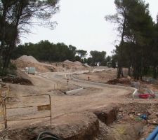 Le Lotissement en construction