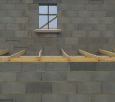 Dans la partie garage : oui il y a 2 planches (celles sous la petite fenêtre) qui sont particulièrement tordues. J'espère qu'ils vont me les changer avant fixation.