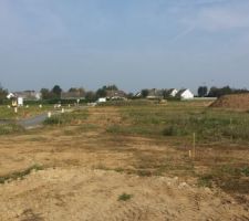 Terrain en travaux