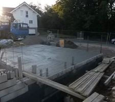 Dalle du garage